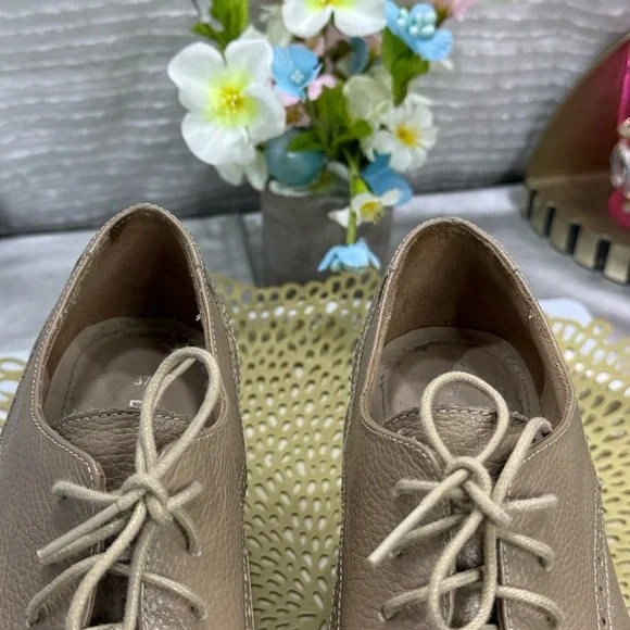 (E) DONNA CATTIVA Women's Platform Oxford Shoes leather with Laces,Size 7/6.5USA - Picture 10 of 13